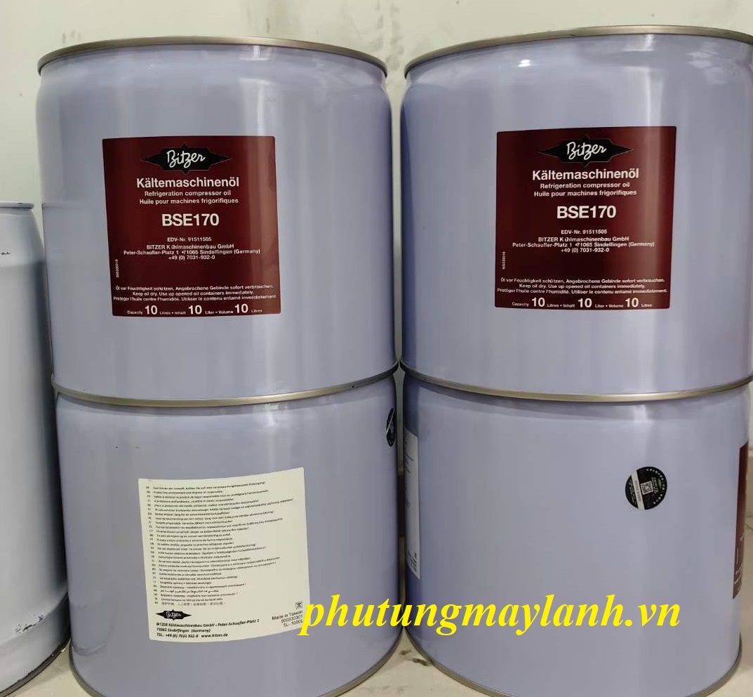 Dầu BSE170 - dầu lạnh tổng hợp POE Bitzer